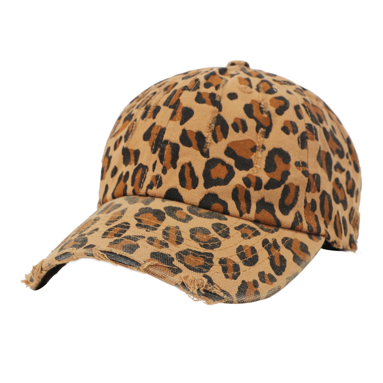 Amazon | [RUIXIA1] レディース キャップ 豹柄 ヒョウ柄 ベースボール